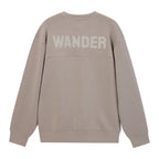 سويت شيرت رجالي مريح بأكمام طويلة وياقة دائرية متشابكة من مجموعة Wander Wonder