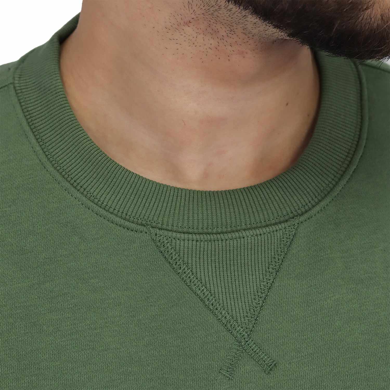 Men's Classic French Terry Crew Neck Long Sleeve Relaxed Fit Print Sweatshirt