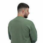 Men's Classic French Terry Crew Neck Long Sleeve Relaxed Fit Print Sweatshirt