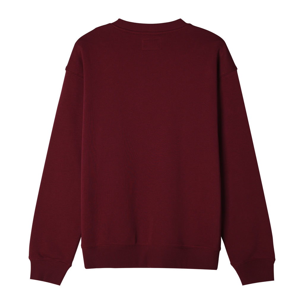 Men's Classic French Terry Crew Neck Long Sleeve Relaxed Fit Print Sweatshirt