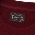 Men's Classic French Terry Crew Neck Long Sleeve Relaxed Fit Print Sweatshirt