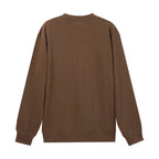 Men's Classic French Terry Crew Neck Long Sleeve Relaxed Fit Print Sweatshirt