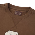 Men's Classic French Terry Crew Neck Long Sleeve Relaxed Fit Print Sweatshirt