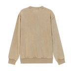 Men's Crew Neck Long Sleeve Relaxed Fit Classic Print Sweatshirt