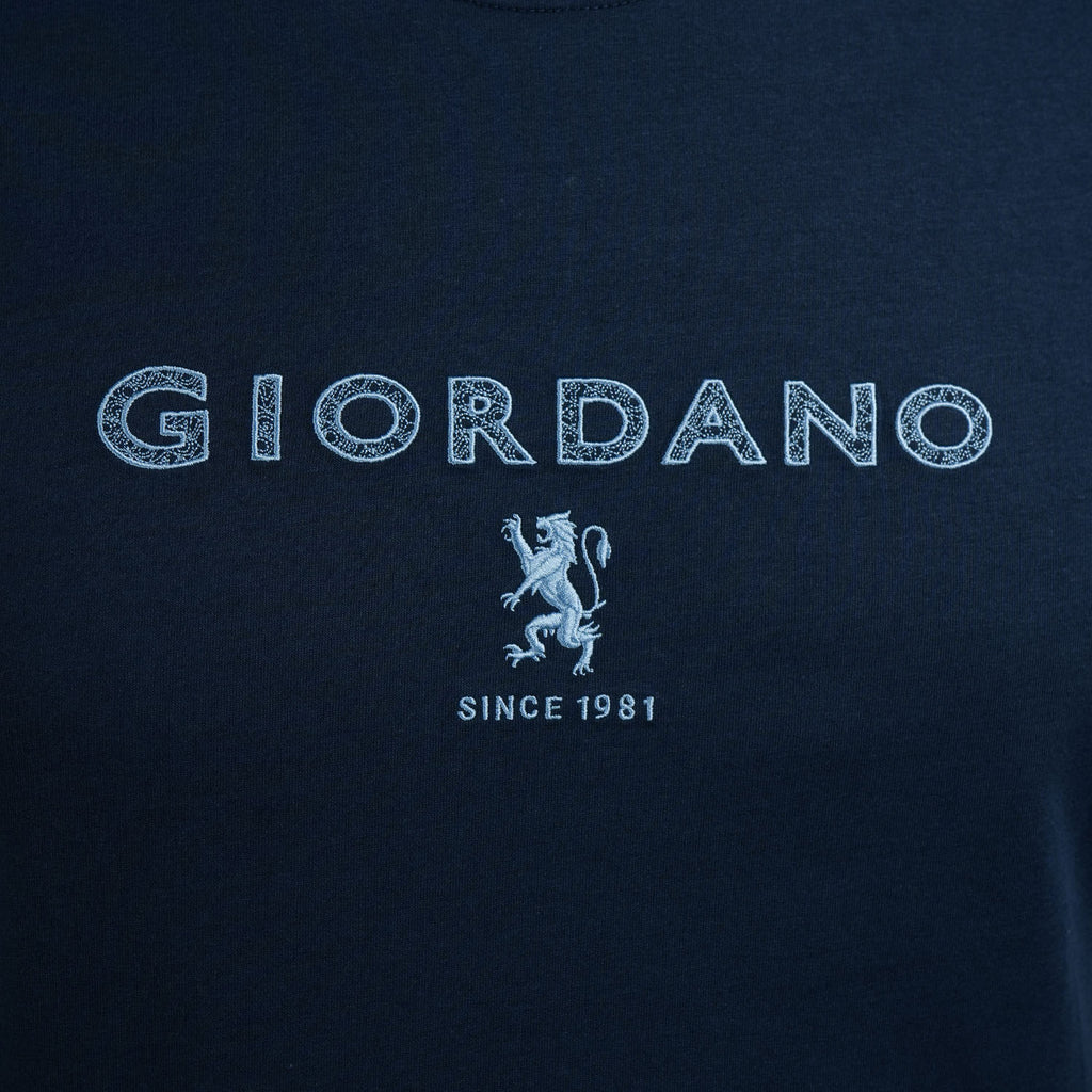 Men's Slim Fit Cotton Jersey Signature Print Tee