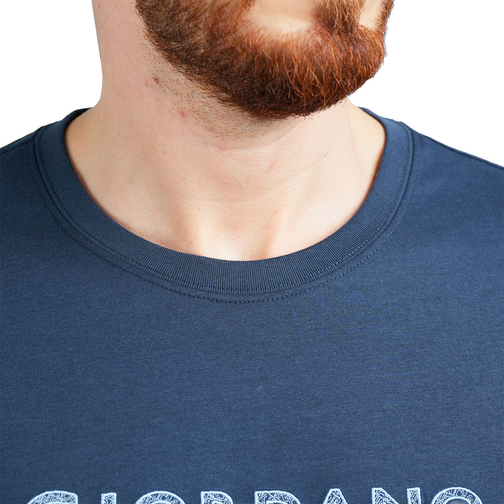 Men's Slim Fit Cotton Jersey Signature Print Tee