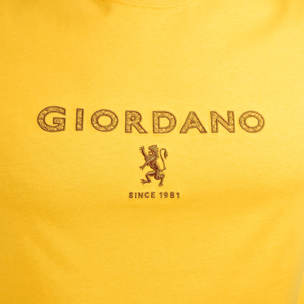 Men's Slim Fit Cotton Jersey Signature Print Tee