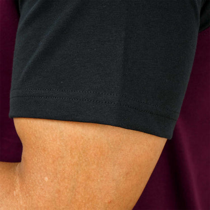 تي شيرت رجالي من القطن الجيرسيه المطبوع بقصّة Slim Fit