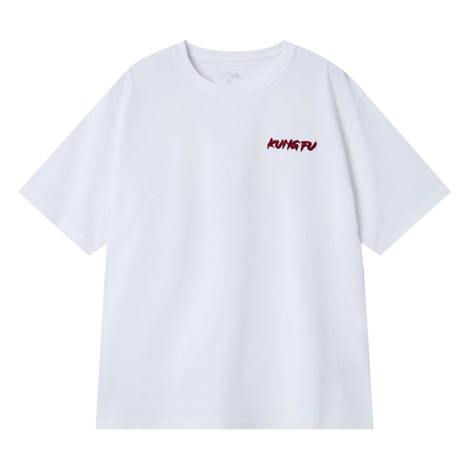 Giordano Men's Kung Fu Panda Series Short Sleeve Relaxed Fit T-Shirts-White