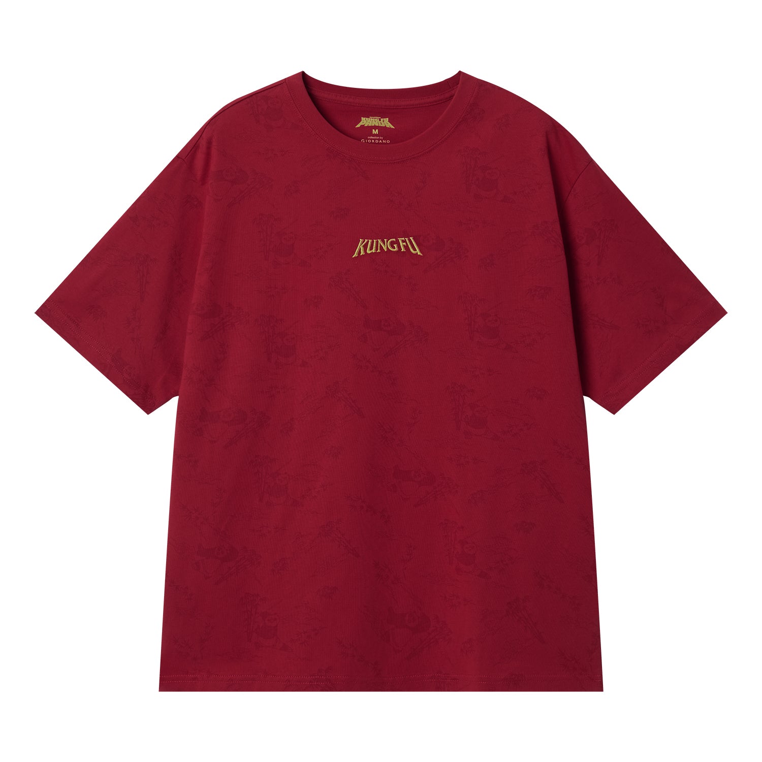 Men's Kung Fu Panda Series Short Sleeve Relaxed Fit T-Shirts