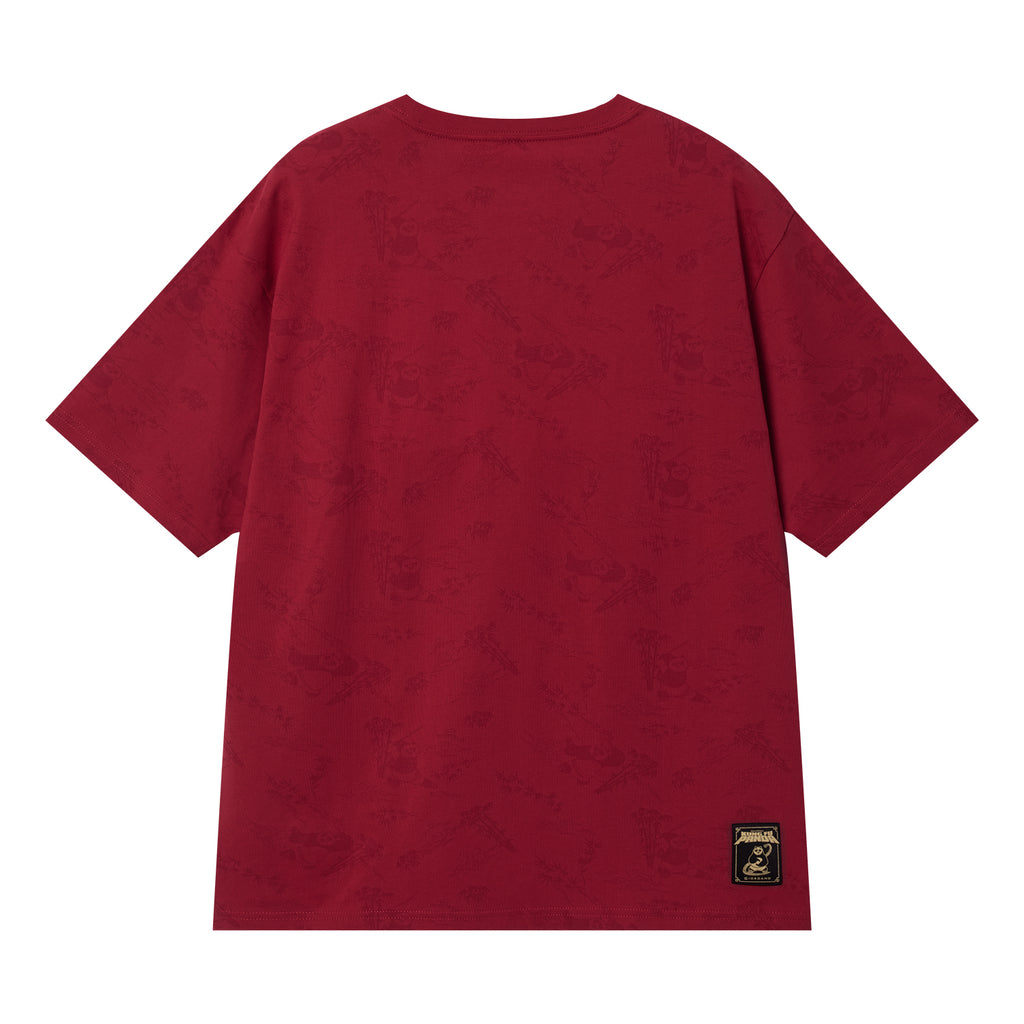 Men's Kung Fu Panda Series Short Sleeve Relaxed Fit T-Shirts