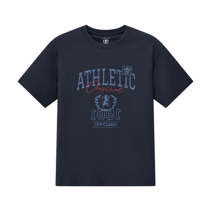 Men’S Relaxed Fit Cotton Jersey Crew Neck Print Tee