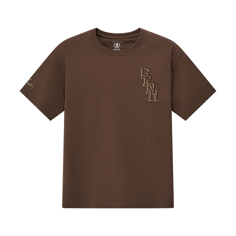Men’S Relaxed Fit Cotton Jersey Crew Neck Print Tee