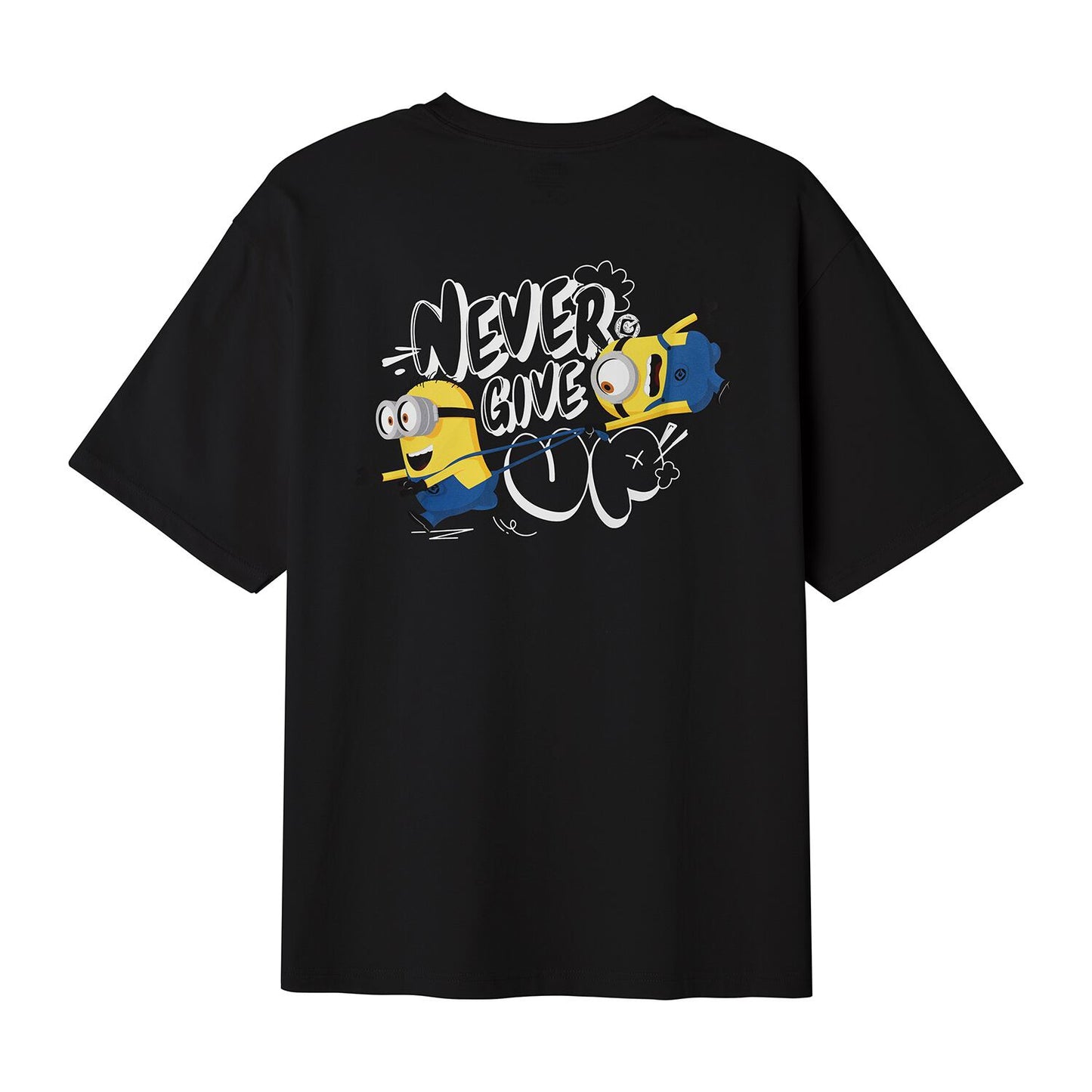 Men’S Relaxed Fit Cotton-Poly Crew Neck Print Tee | Minion Collection