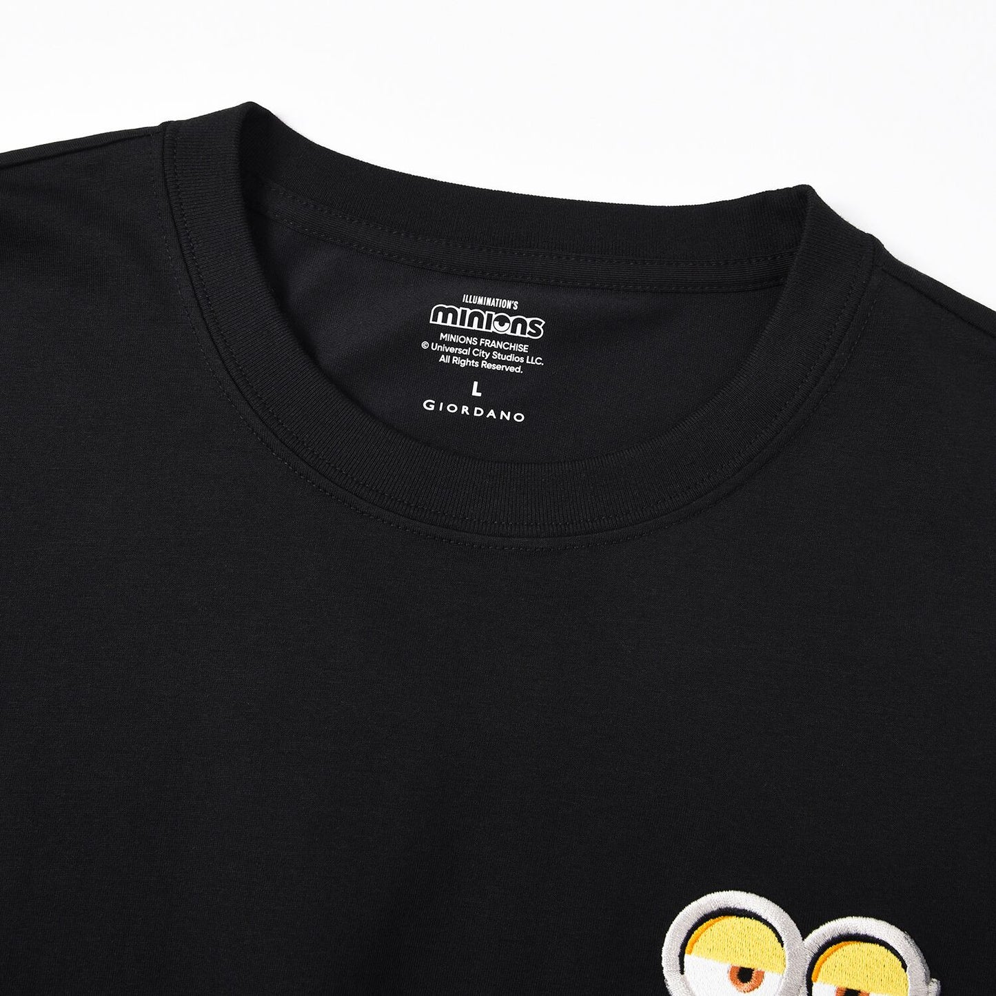 Men’S Relaxed Fit Cotton-Poly Crew Neck Print Tee | Minion Collection