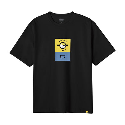 Men’S Relaxed Fit Cotton-Poly Crew Neck Print Tee | Minion Collection
