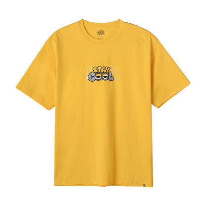 Men’S Relaxed Fit Cotton-Poly Crew Neck Print Tee | Minion Collection