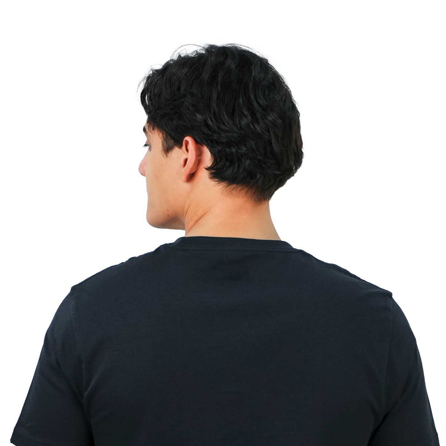 تي شيرت رجالي بقصّة Slim Fit مطبوعة - قطن جيرسي، رقبة دائرية، أكمام قصيرة