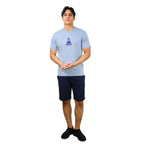 Men's Slim Fit Print Tee - Cotton Jersey, Crew Neck, Short Sleeve