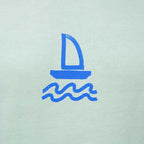 Men's Slim Fit Print Tee - Cotton Jersey, Crew Neck, Short Sleeve