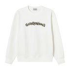 Men’S Relaxed French Terry Crew Neck Graphic Sweater