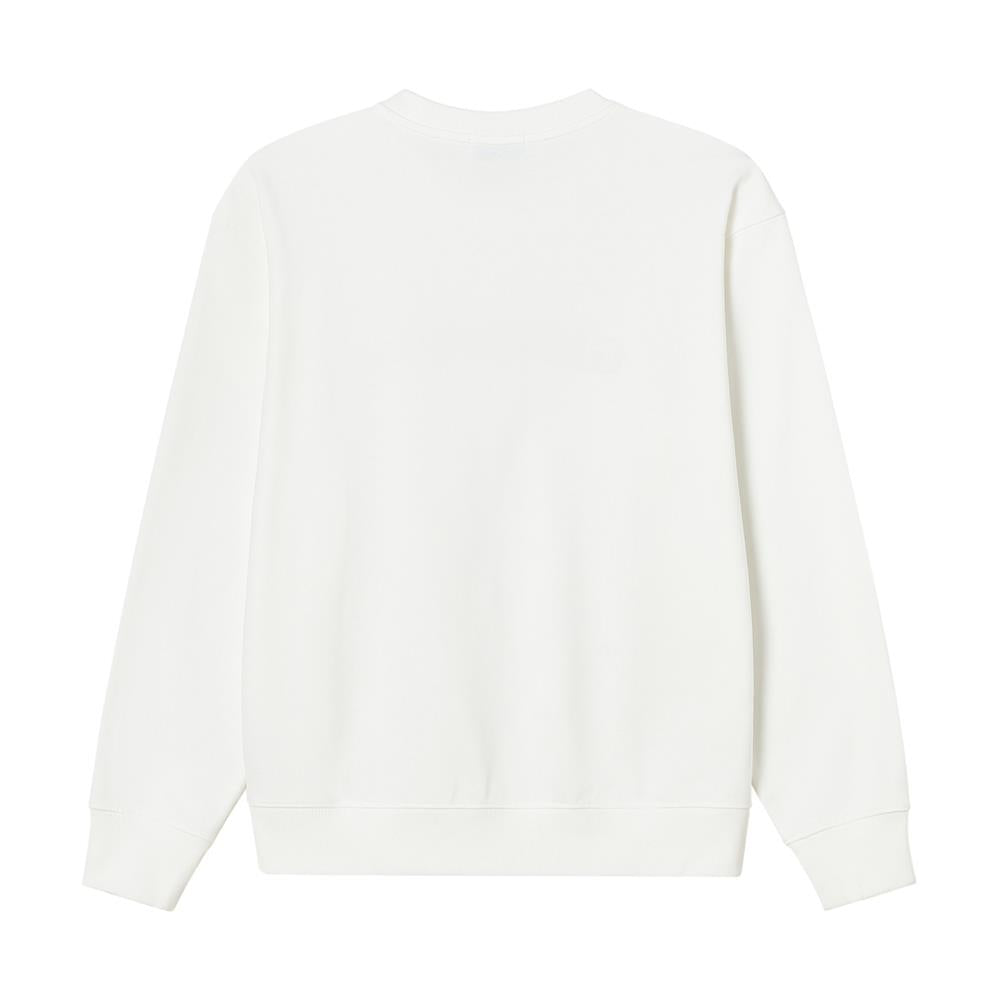 Men’S Relaxed French Terry Crew Neck Graphic Sweater