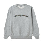 Men’S Relaxed French Terry Crew Neck Graphic Sweater