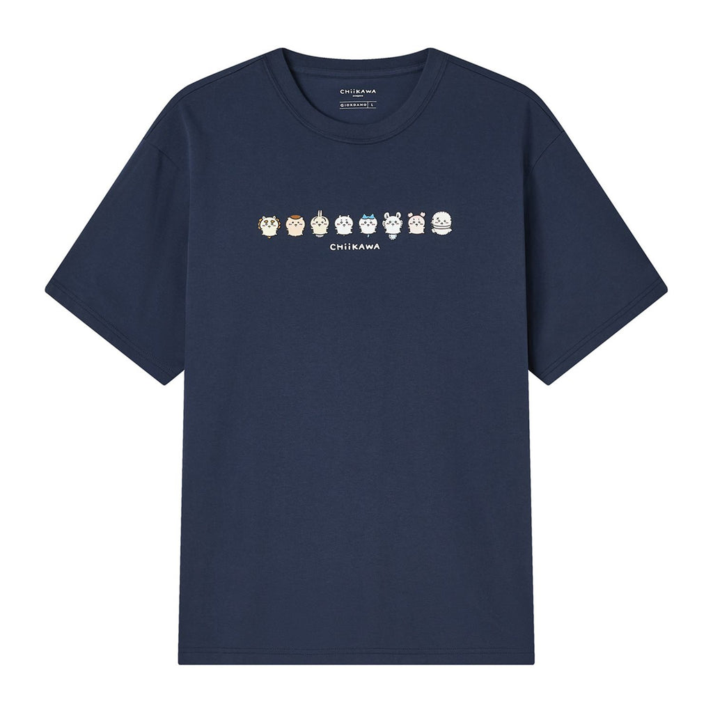 Men's Chiikawa Character Crew Neck Relaxed Graphic Tee