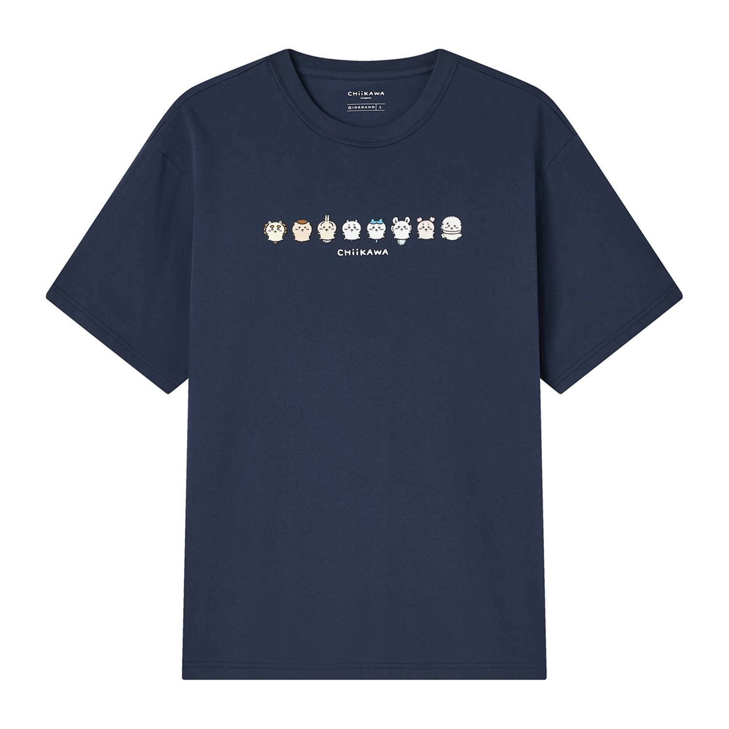 Men's Chiikawa Character Crew Neck Relaxed Graphic Tee