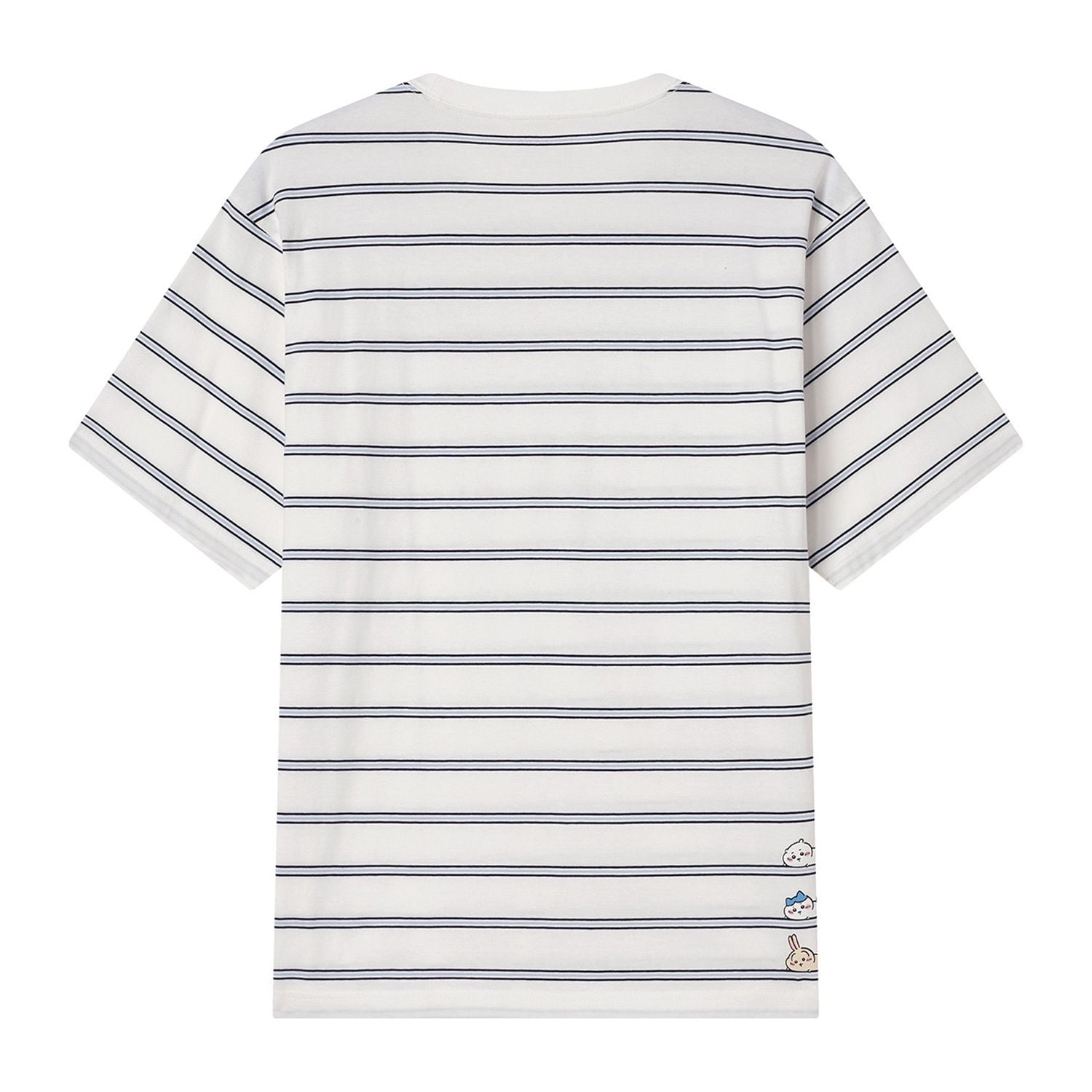 Men's Chiikawa Striped Cotton Relaxed Graphic Tee