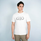Men Slim Cotton Graphic Crew Neck Tee