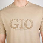 Men Slim Cotton Graphic Crew Neck Tee
