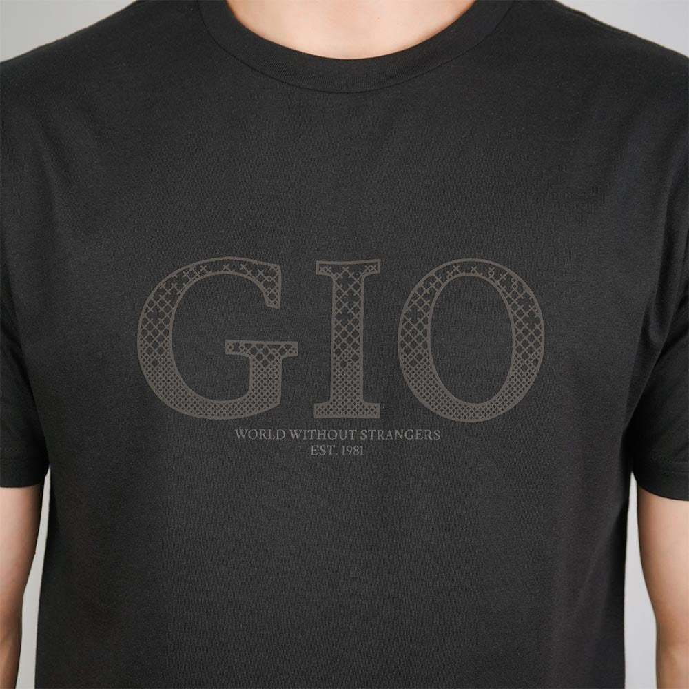Men Slim Cotton Graphic Crew Neck Tee