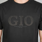 Men Slim Cotton Graphic Crew Neck Tee