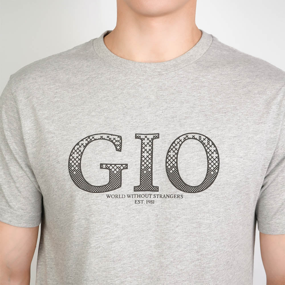 Men Slim Cotton Graphic Crew Neck Tee