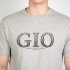 Men Slim Cotton Graphic Crew Neck Tee