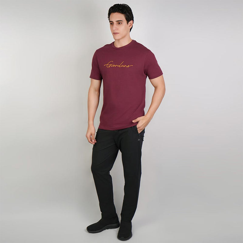 Men’s Slim Fit Cotton Signature Print Tee