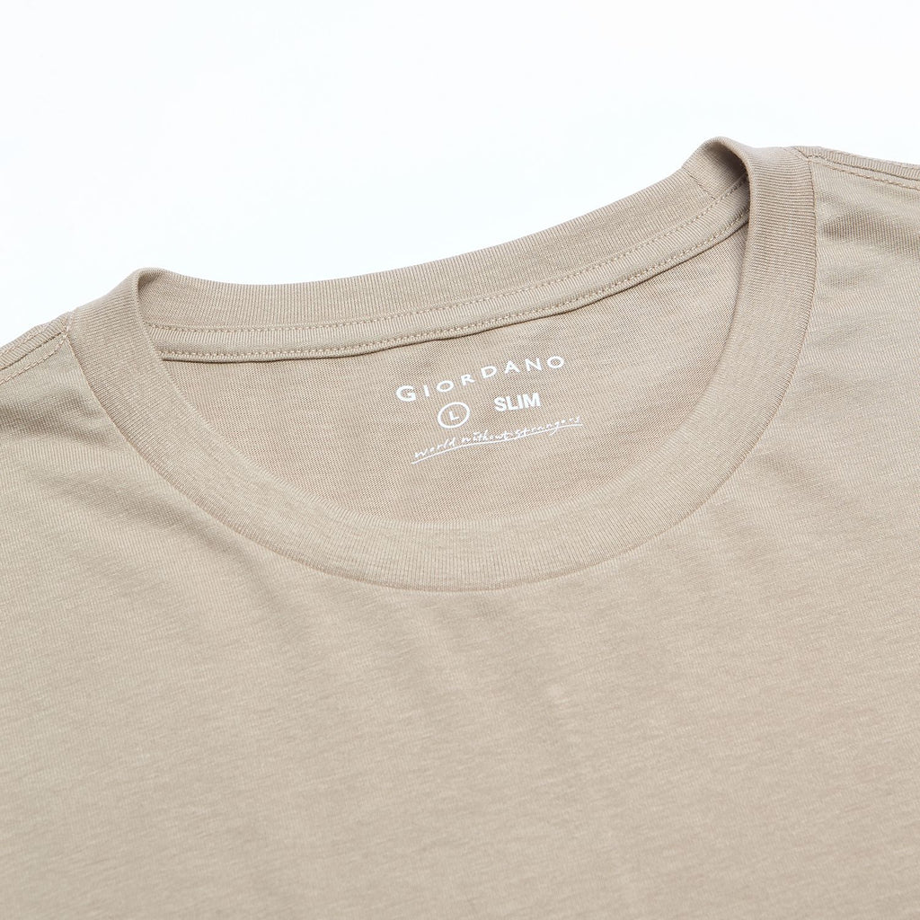 Men’s Slim Cotton Crew Neck Signature Print Tee