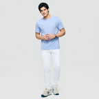 Men’s Slim Cotton Crew Neck Signature Print Tee