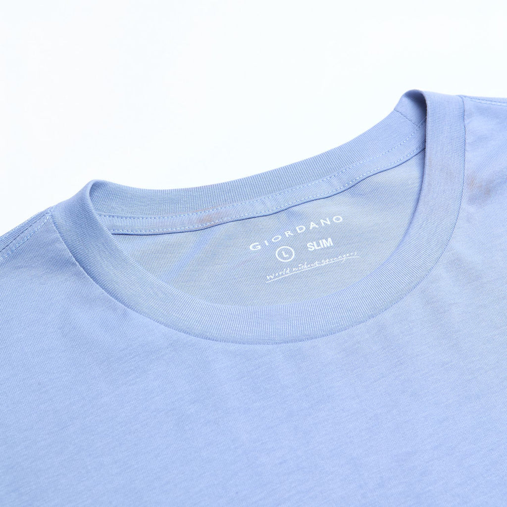 Men’s Slim Cotton Crew Neck Signature Print Tee