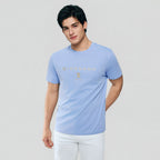 Men’s Slim Cotton Crew Neck Signature Print Tee