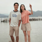 Men's Endless Lazy Days Striped Relaxed Graphic Tee