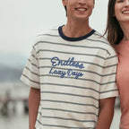Men's Endless Lazy Days Striped Relaxed Graphic Tee