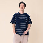Men’s Relaxed Fit Cotton Striped Tee