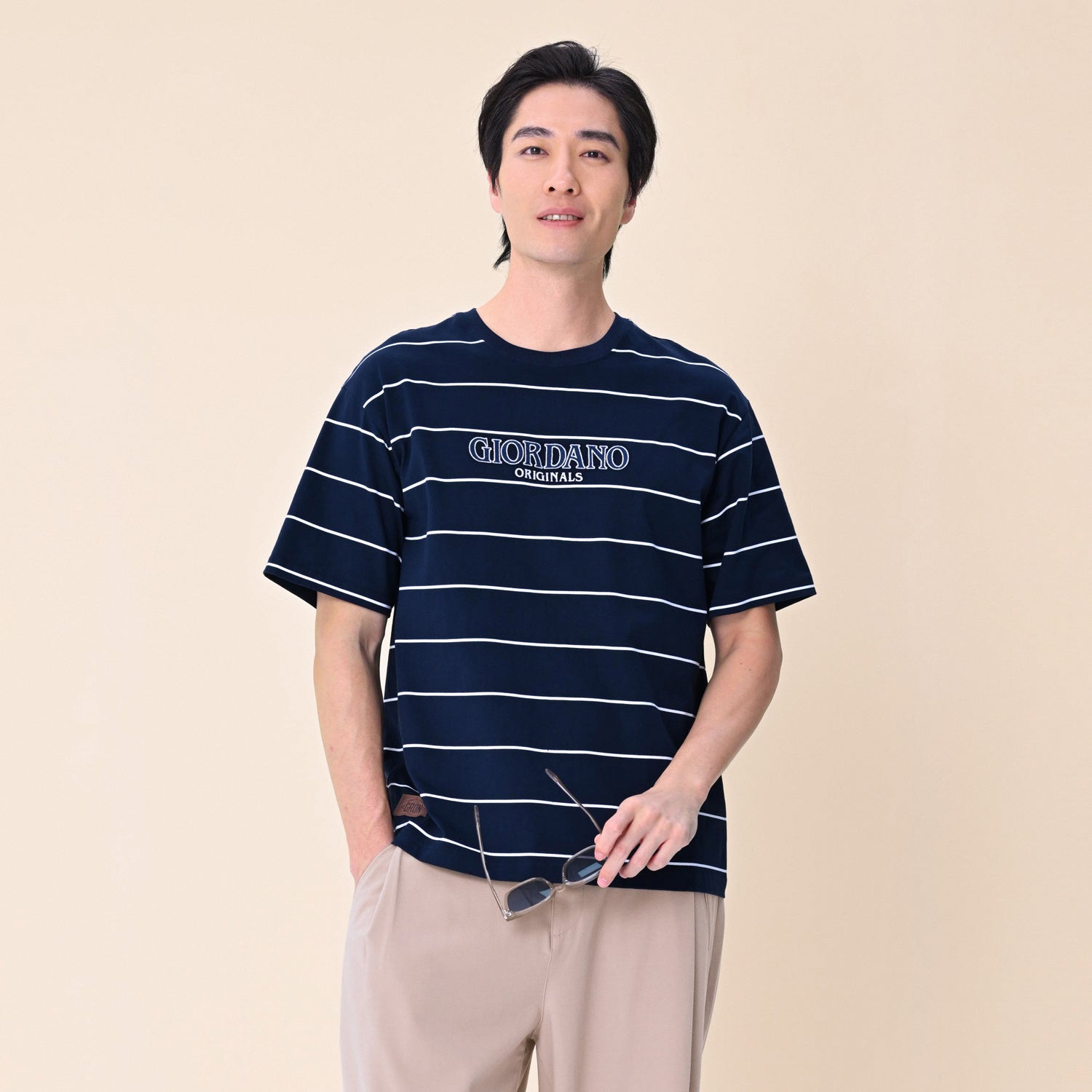 Men’s Relaxed Fit Cotton Striped Tee