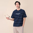 Men’s Relaxed Fit Cotton Striped Tee