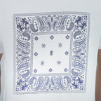 Men’s Slim Fit Cotton Bandana Print Tee