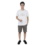 Men’s Slim Cotton Crew Neck Message Print Tee