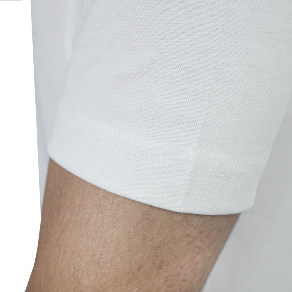 Men’s Slim Cotton Crew Neck Message Print Tee