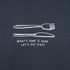 Men’s Slim Cotton Crew Neck Message Print Tee